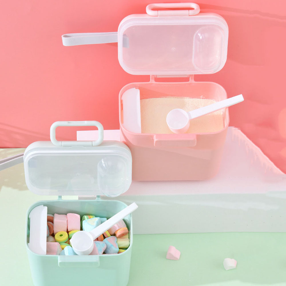 Baby Food Essentials - กล่องเก็บอาหารเด็กอ่อนน่ารัก กล่องนมผง กล่องซีเรียล กล่องเก็บอาหารจำเป็นสำหรับเด็กเล็ก