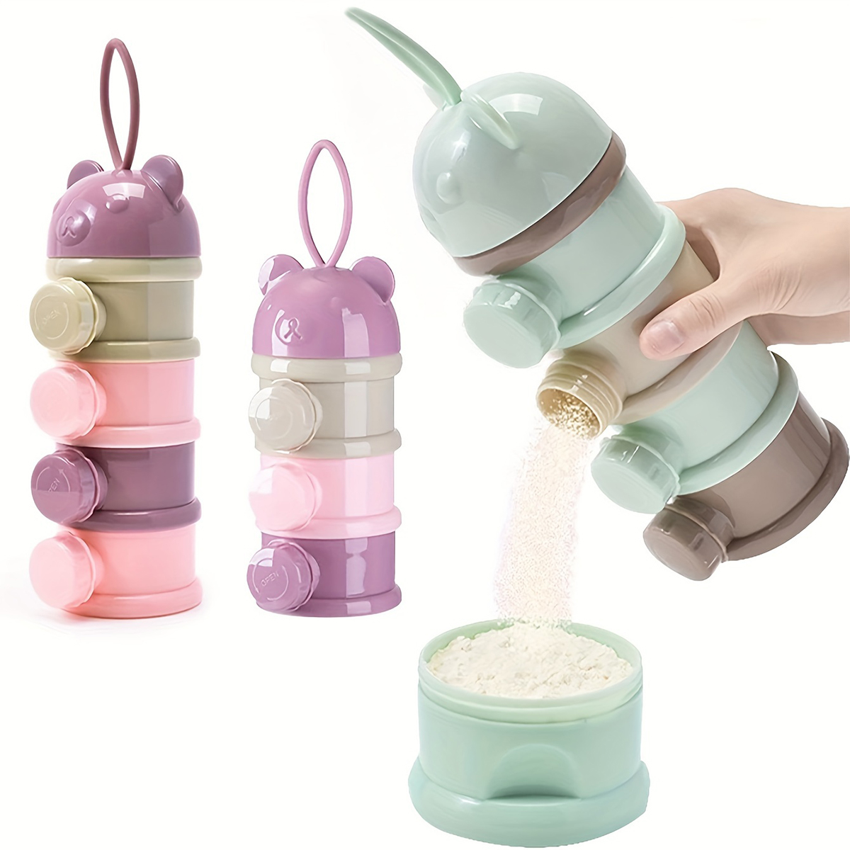ภาชนะใส่นมผงเด็กความจุขนาดใหญ่ - Baby Food Tracker บทวิจารณ์และราคา