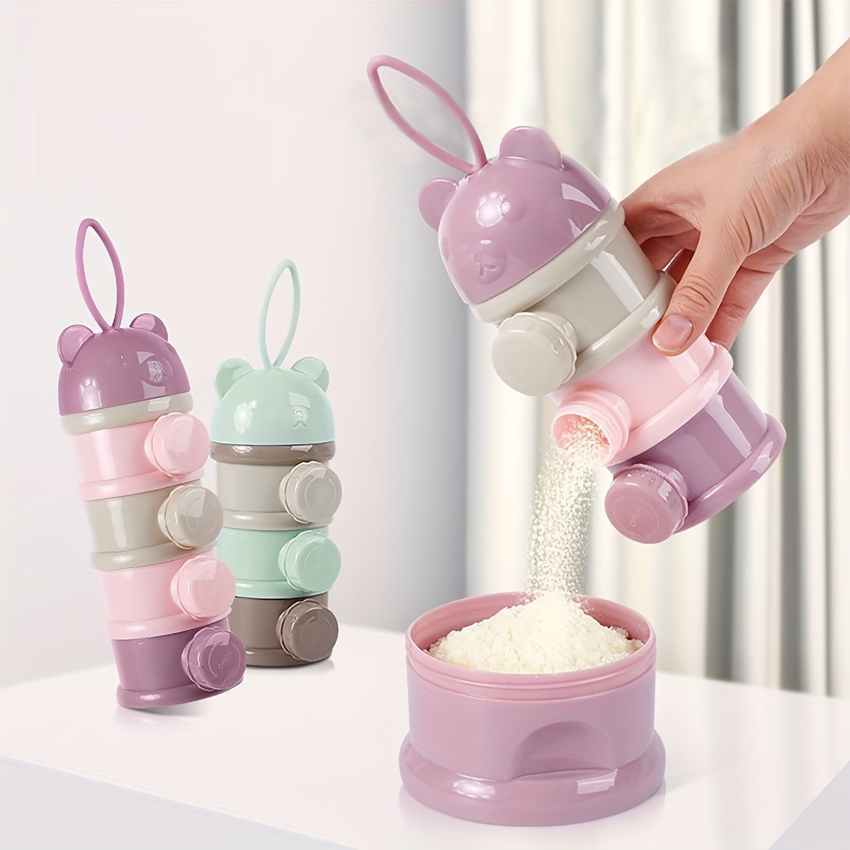 ภาชนะใส่นมผงเด็กความจุขนาดใหญ่ - Baby Food Tracker บทวิจารณ์และราคา