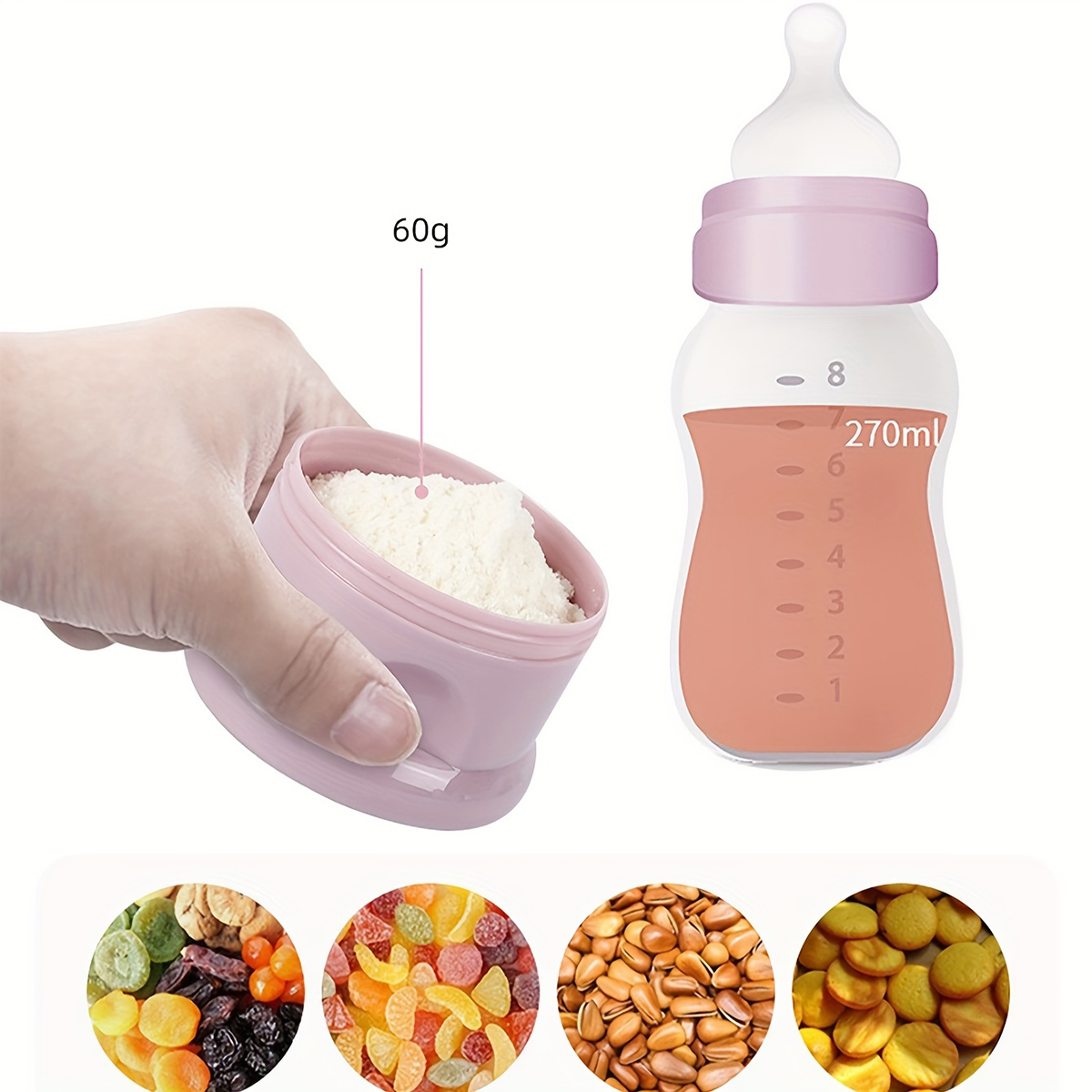 ภาชนะใส่นมผงเด็กความจุขนาดใหญ่ - Baby Food Tracker บทวิจารณ์และราคา