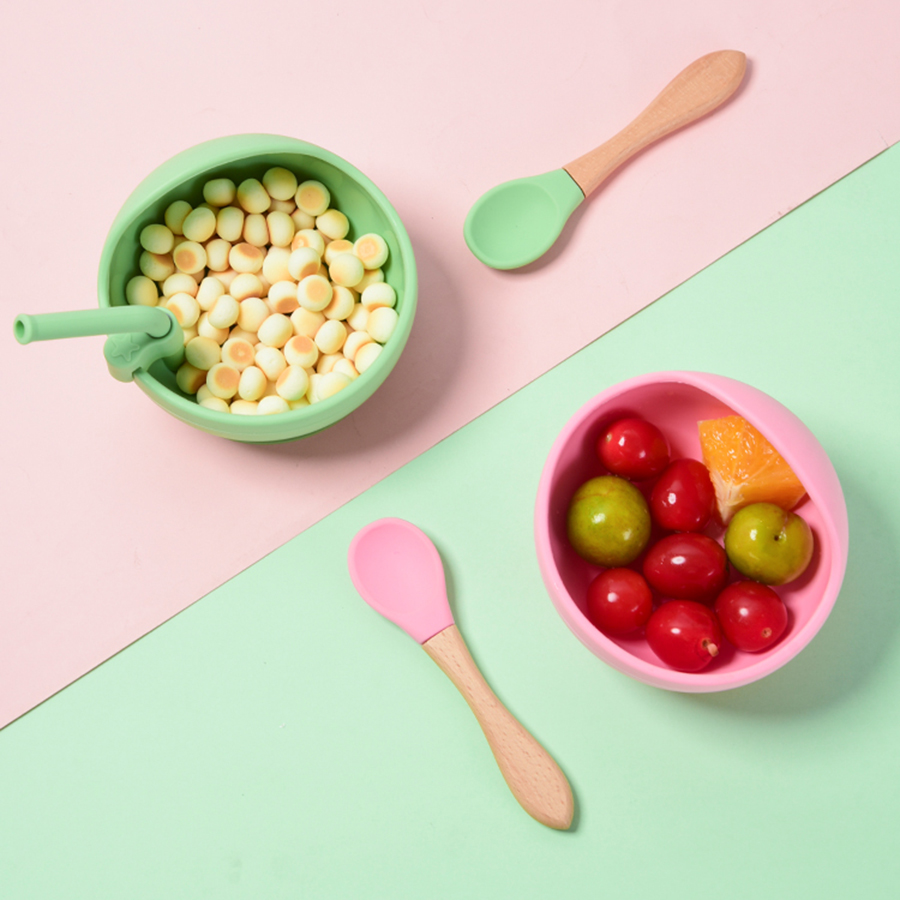 จานชามอาหารซิลิโคนกันหกสำหรับเ - Baby Food Tracker บทวิจารณ์และราคา