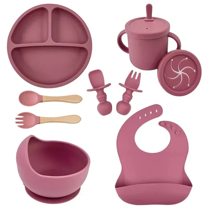 ซิลิโคนเกรดอาหารเด็กชุดจานชามใ - Baby Food Tracker บทวิจารณ์และราคา