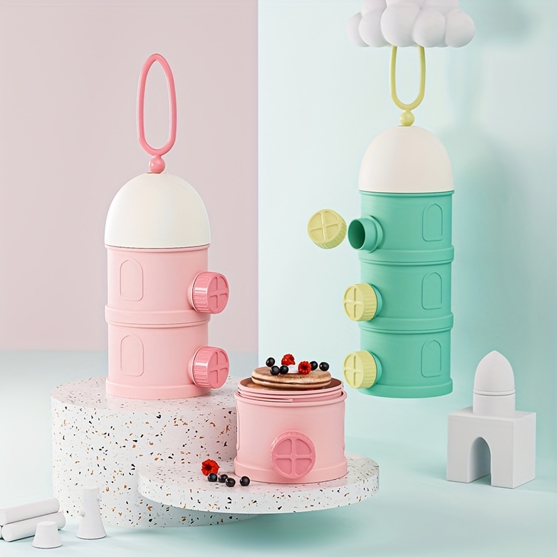 กล่องเก็บนมผงเด็กแบบพกพา ดีไซน - Baby Food Essentials บทวิจารณ์และราคา
