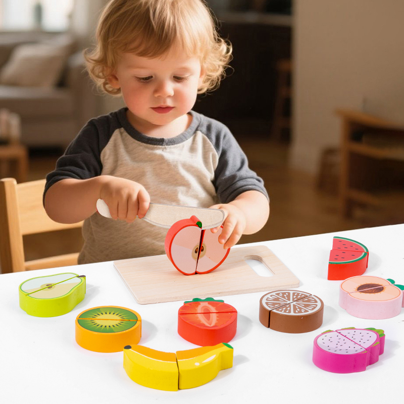 ไม้ Pretend ของเล่นจําลองตัดผล - Baby Food Natural บทวิจารณ์และราคา