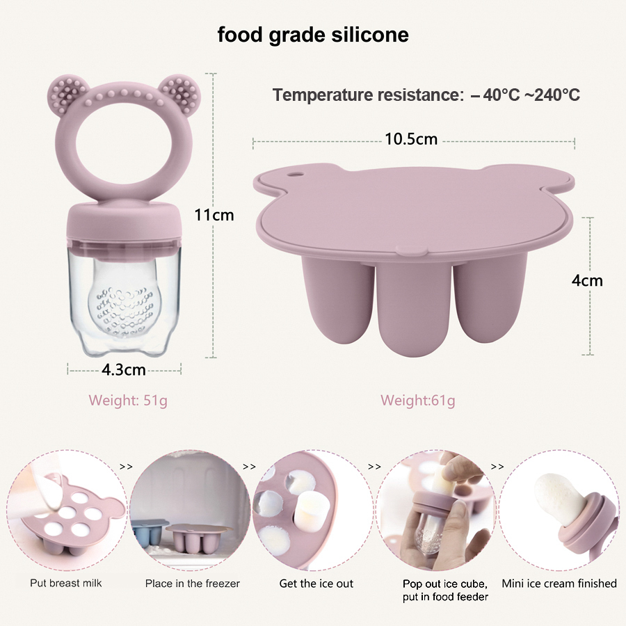แม่พิมพ์ซิลิโคนทำไอศกรีมแท่งสำ - Baby Food Product บทวิจารณ์และราคา