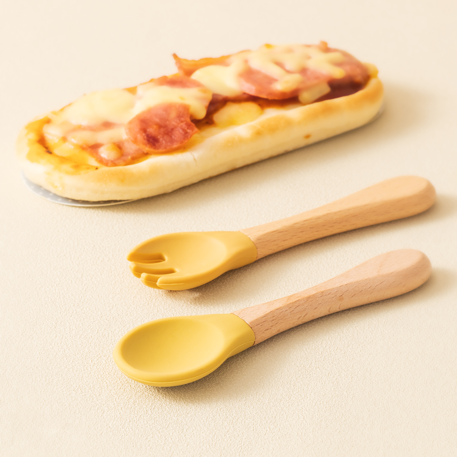 2PCS เด็กการเรียนรู้ช้อนชุดอาห - Baby Food Product บทวิจารณ์และราคา